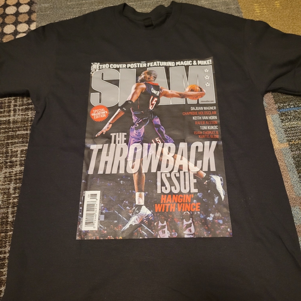 Vince Carter throwback slam shirt size medium